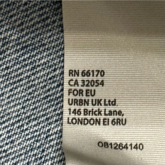 We The Free Light Wash Denim Raw Hem Cut Off Micro Mini Skirt - Picture 12 of 12